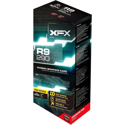 Xfx Radeon R9 290 Graphic Card 947 Mhz Core 4 Gb Ddr5 Sdram Pci Express 3 0 X16 R9 290a Edfd Best Buy