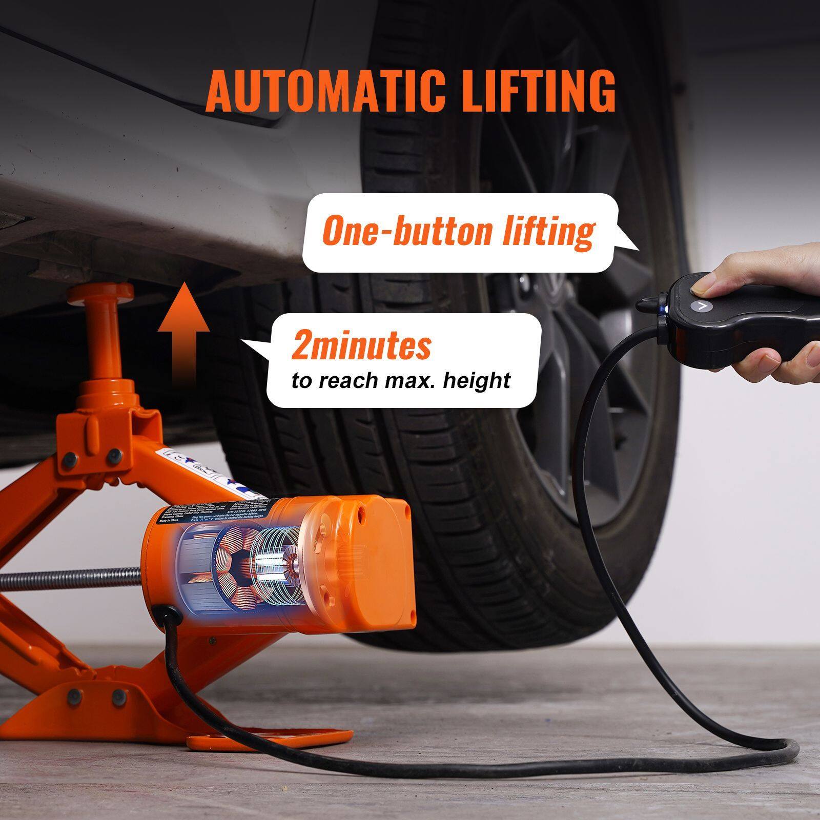 AUTOMATIC LIFTING  
One-button lifting  
2 minutes to reach max. height