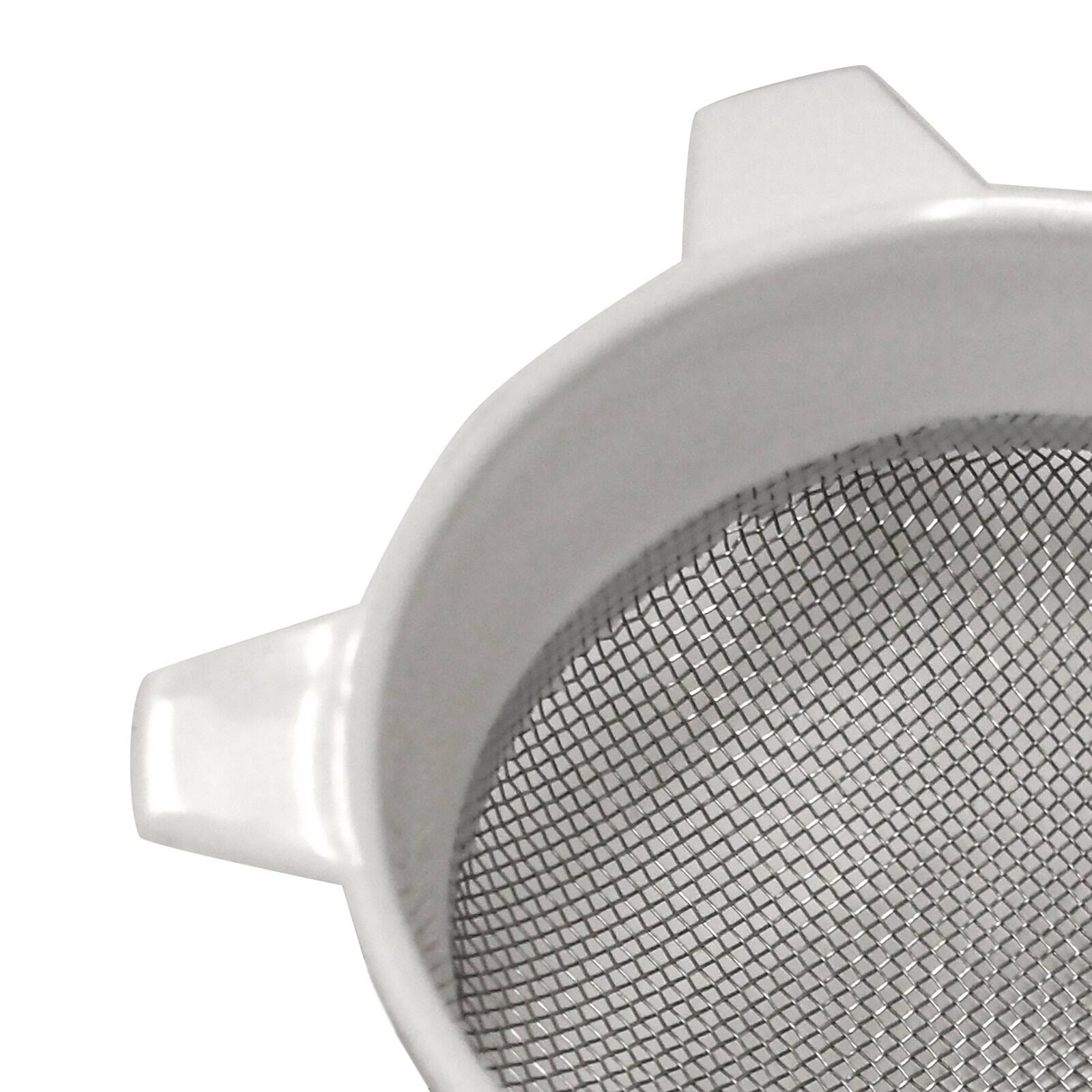 Alt View 2. Norpro - Mesh Strainer with Stainless Steel Basket, 5-Inch - Silver.