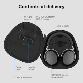 Sennheiser HDB 630 Around the ear Bluetooth Wireless Headphones Sennheiser HDB 630 Around the ear Bluetooth Wireless Headphones