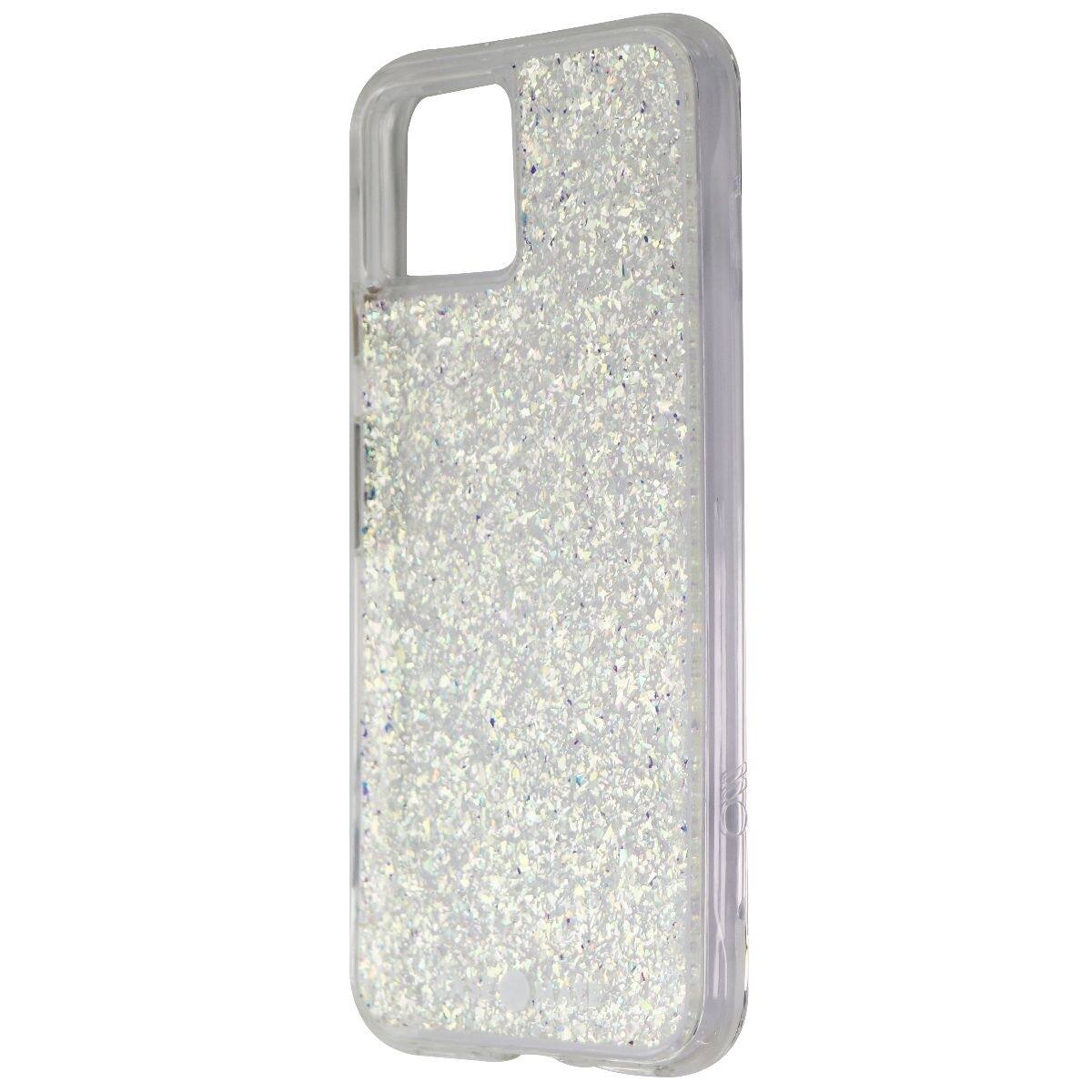 Front. Case-Mate - Case-Mate Twinkle Series Hybrid Case for Google Pixel 4 - Stardust / Clear - Clear.