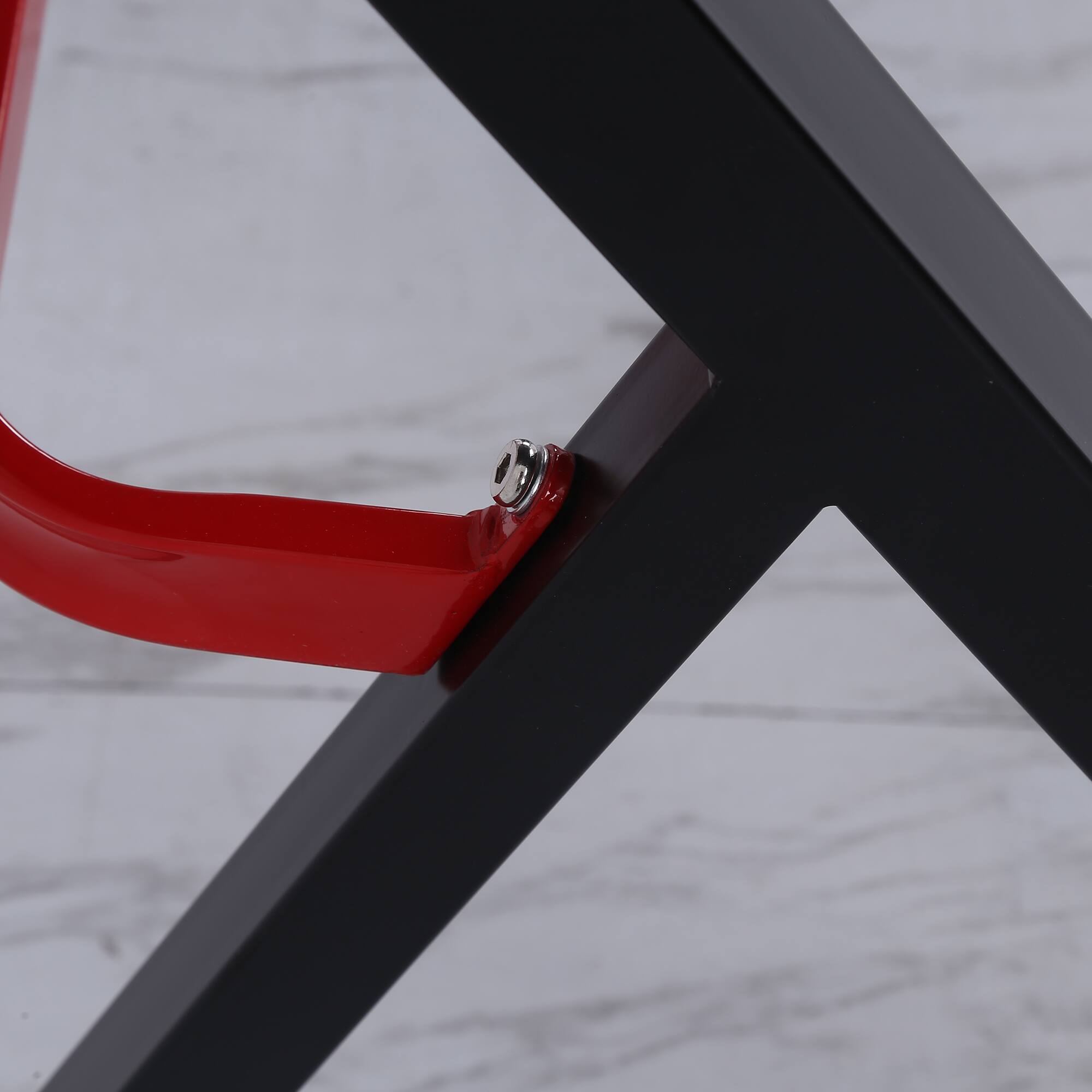 Alt View 5. Tiramisubest - 47" Gaming Desk,Computer Desk,Home Office Workstation with Elevated Monitor Shelf,Cup Holder & Headphone Hook,Black - Black.