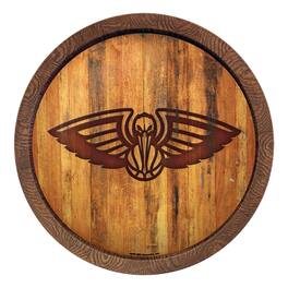 The Fan-Brand - New Orleans Pelicans 20.25'' Faux Barrel Top Sign - Multicolor