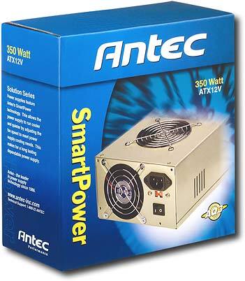 Angle Standard. Antec - SmartPower 350-Watt ATX CPU Power Supply.
