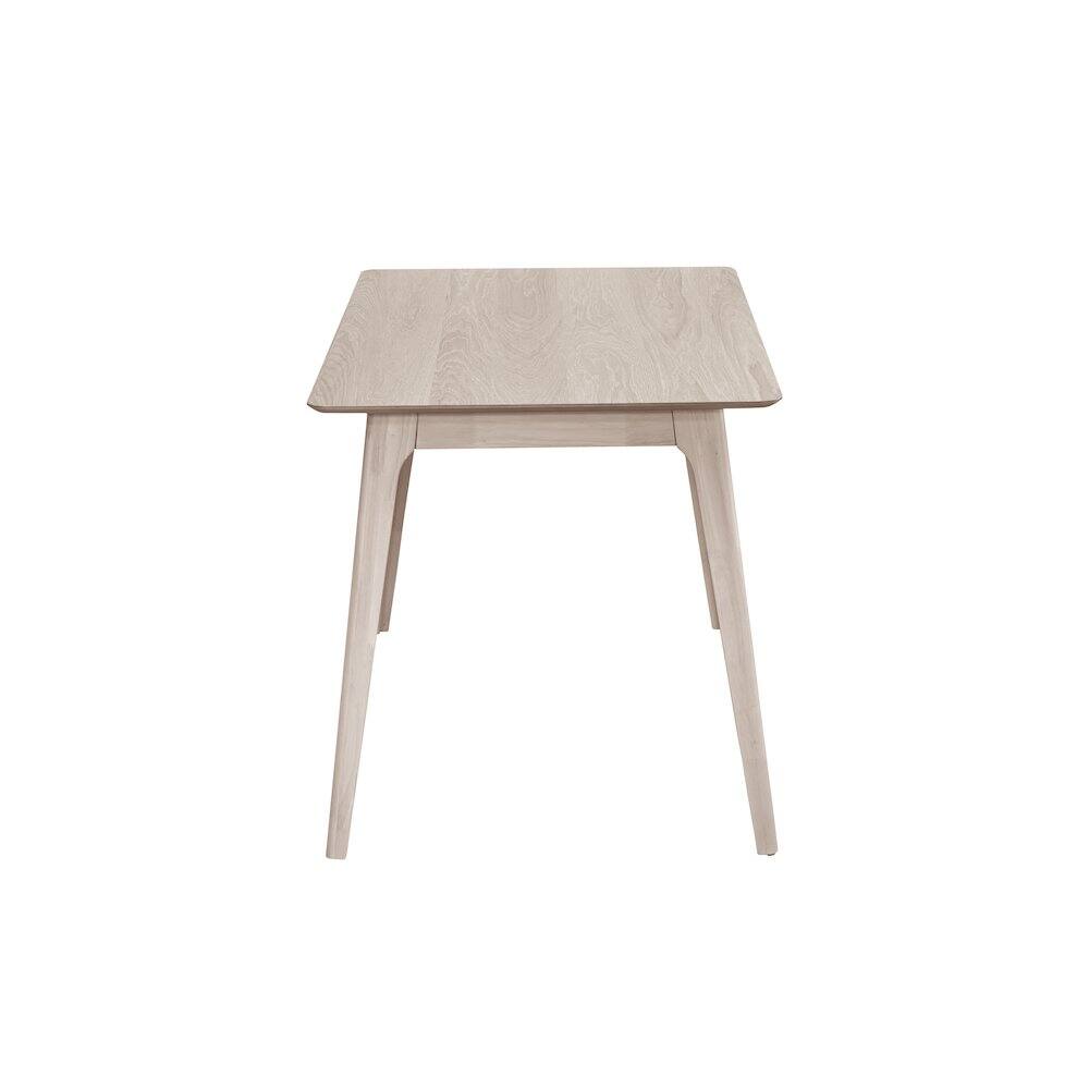 Back. New Classic Furniture - Oscar Wood Counter Height Table in White Ash - White Ash.