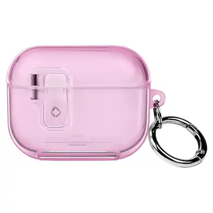 Front. Vena - For Apple AirPods Pro 3 Case TPU, with Auto Open Lock Cover, Protective Cover For MagSafe AirPods Pro Gen 3 3rd, Pink - Pink.