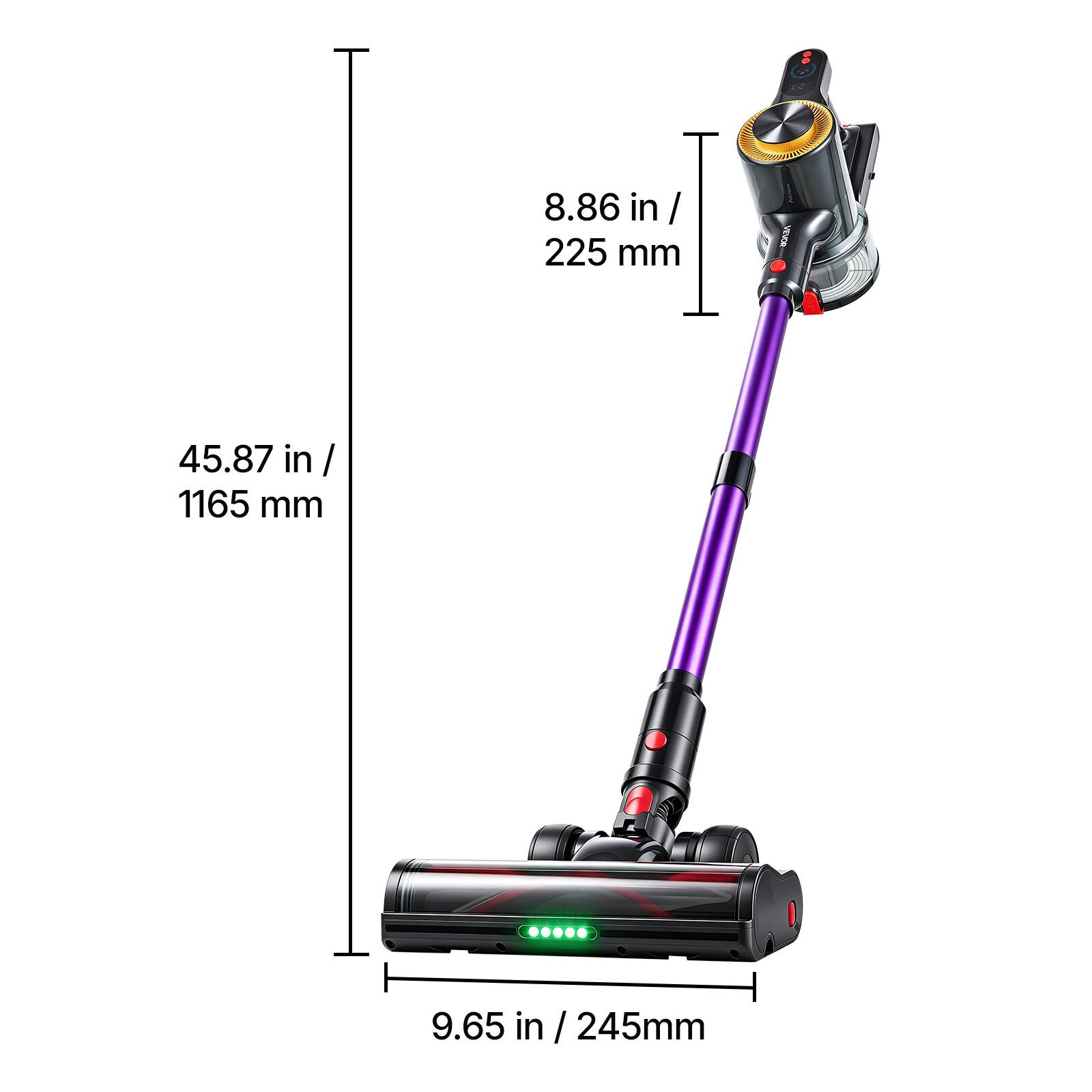 8.86 in / 225 mm  
45.87 in / 1165 mm  
9.65 in / 245 mm