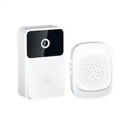 Cluzine - Doorbell Tuya Smart WiFi Video Doorbell Camera Night Vision 85° View 800mAh Battery Two-Way Audio Intercom