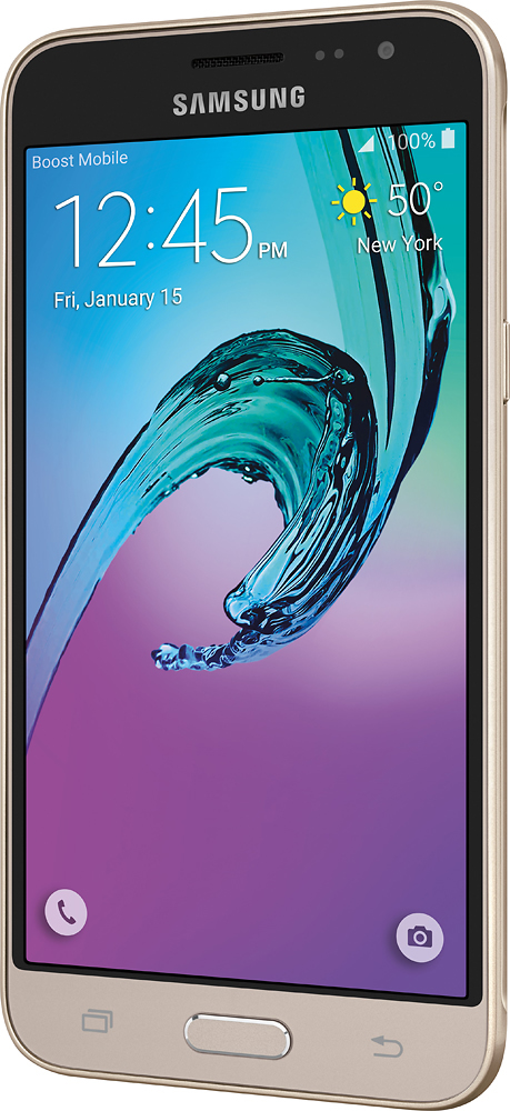 Best Buy: Boost Mobile Samsung J3 Prepaid Phone Gold SMJ320PABB