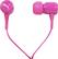 Front Standard. Puma - Roadies Earbud Headphones - Pink.