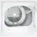 Angle. GE - 7.2 Cu. Ft. 4-Cycle Electric Dryer - White on White with Silver.