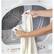 Alt View 14. GE - 7.2 Cu. Ft. 4-Cycle Electric Dryer - White on White with Silver.