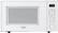 Front. Sharp - 1.1 Cu. Ft. Mid-Size Microwave - White.