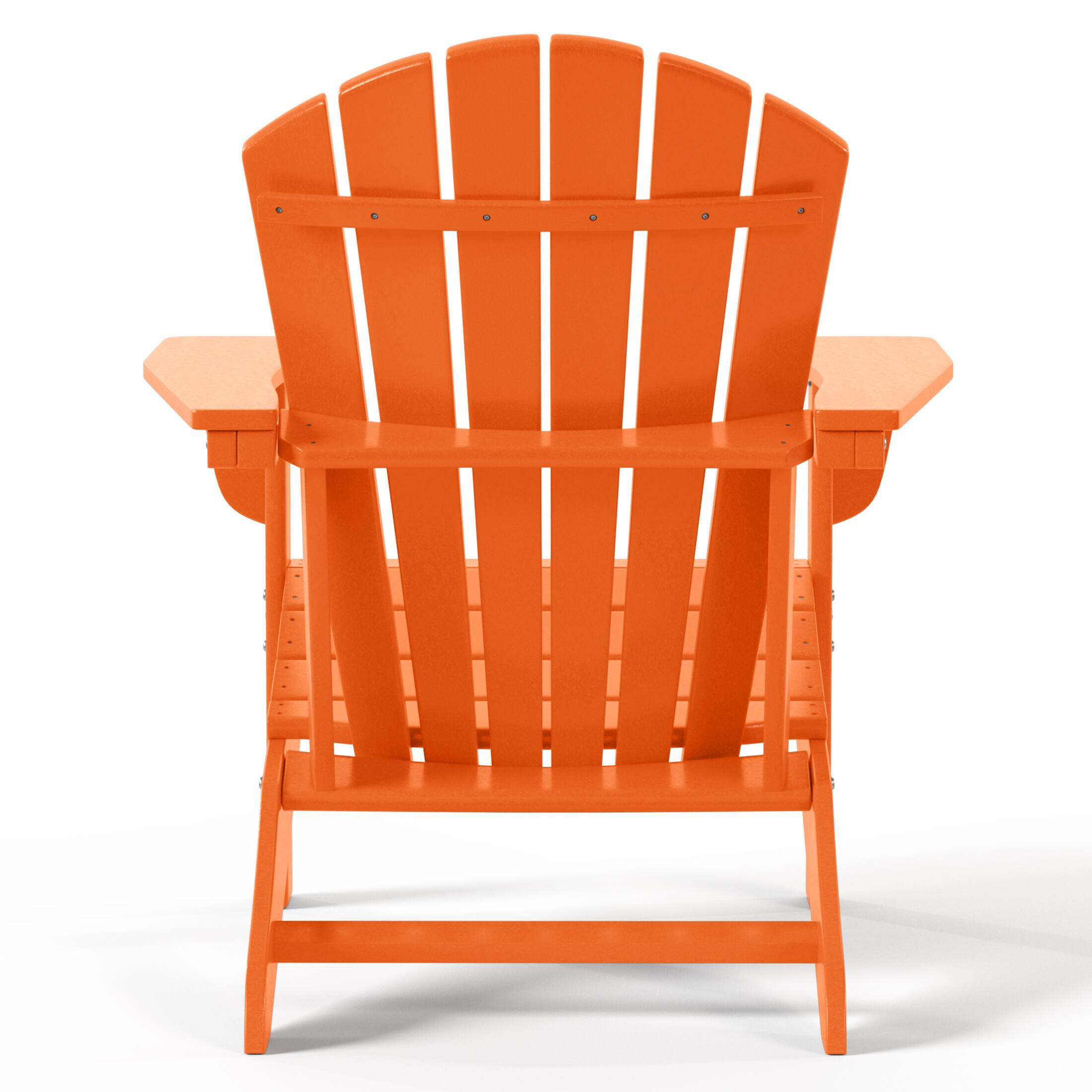 Alt View 2. WestinTrends - WestinTrends Dylan Outdoor Adirondack Chair (Set of 2) - Orange.