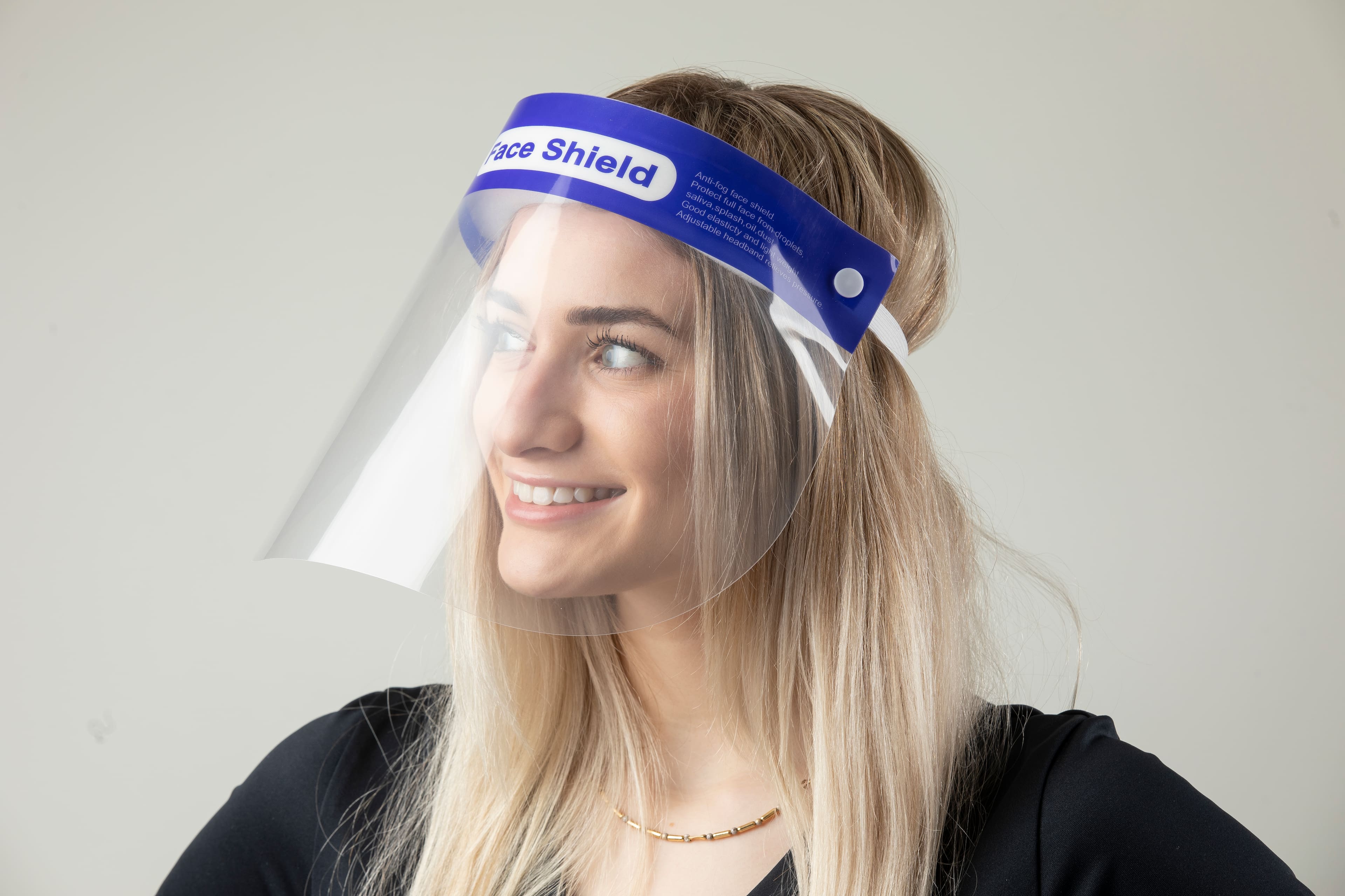 Left. NuvoMed - Face Shield - Clear.