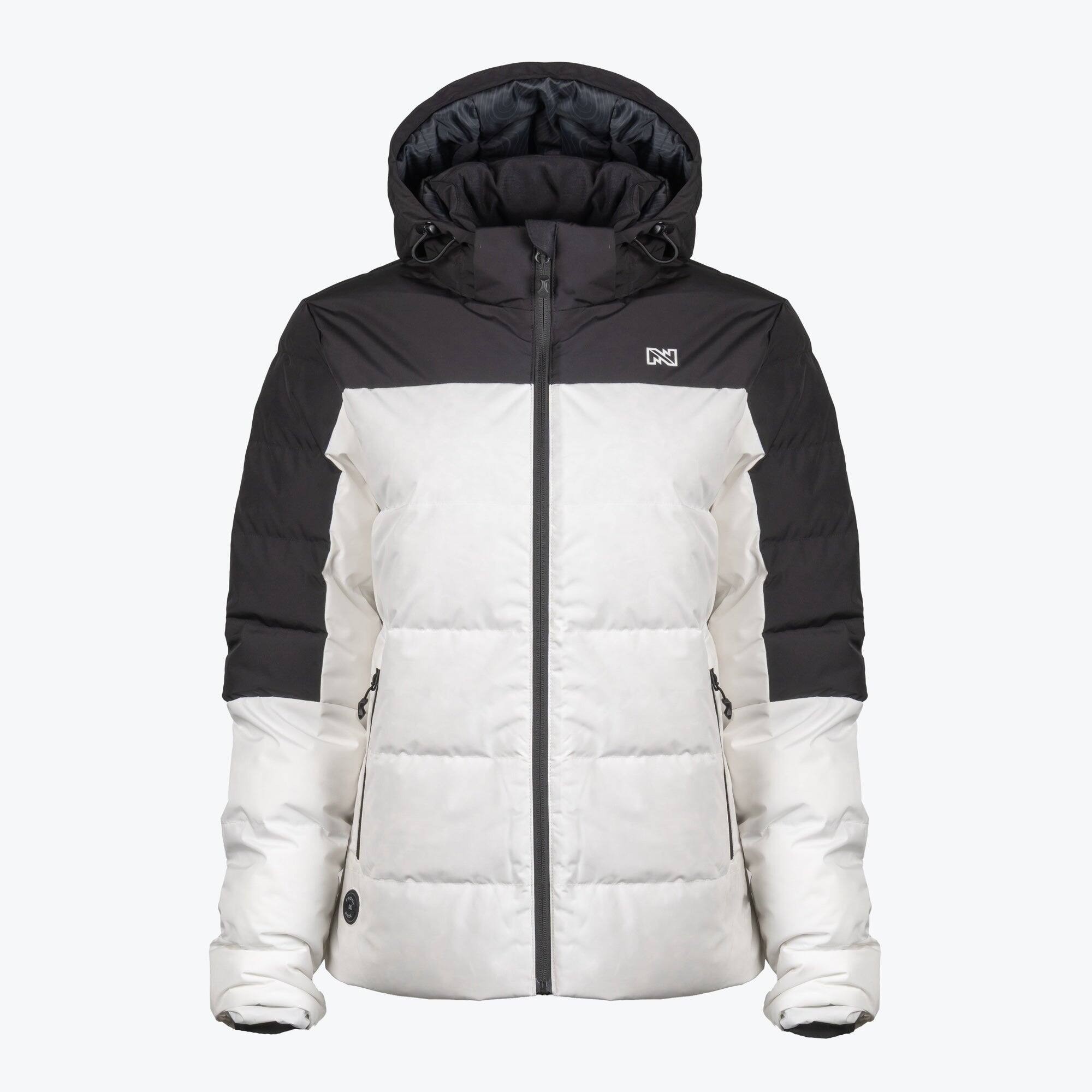 Alt View 6. Mobile Warming - Women's Crest 2.0 Heated Jacket - Black/White.