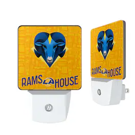 Keyscaper - Los Angeles Rams 2024 Illustrated Limited Edition Nightlight Two-Pack - Multicolor