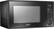 Angle. Sharp - 1.1 Cu. Ft. Mid-Size Microwave - Black.