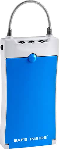 Safe Inside - Portable Security Case - Blue - Angle