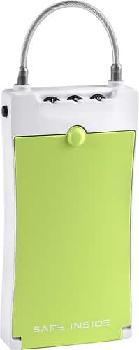 Safe Inside - Portable Security Case - Green - Angle