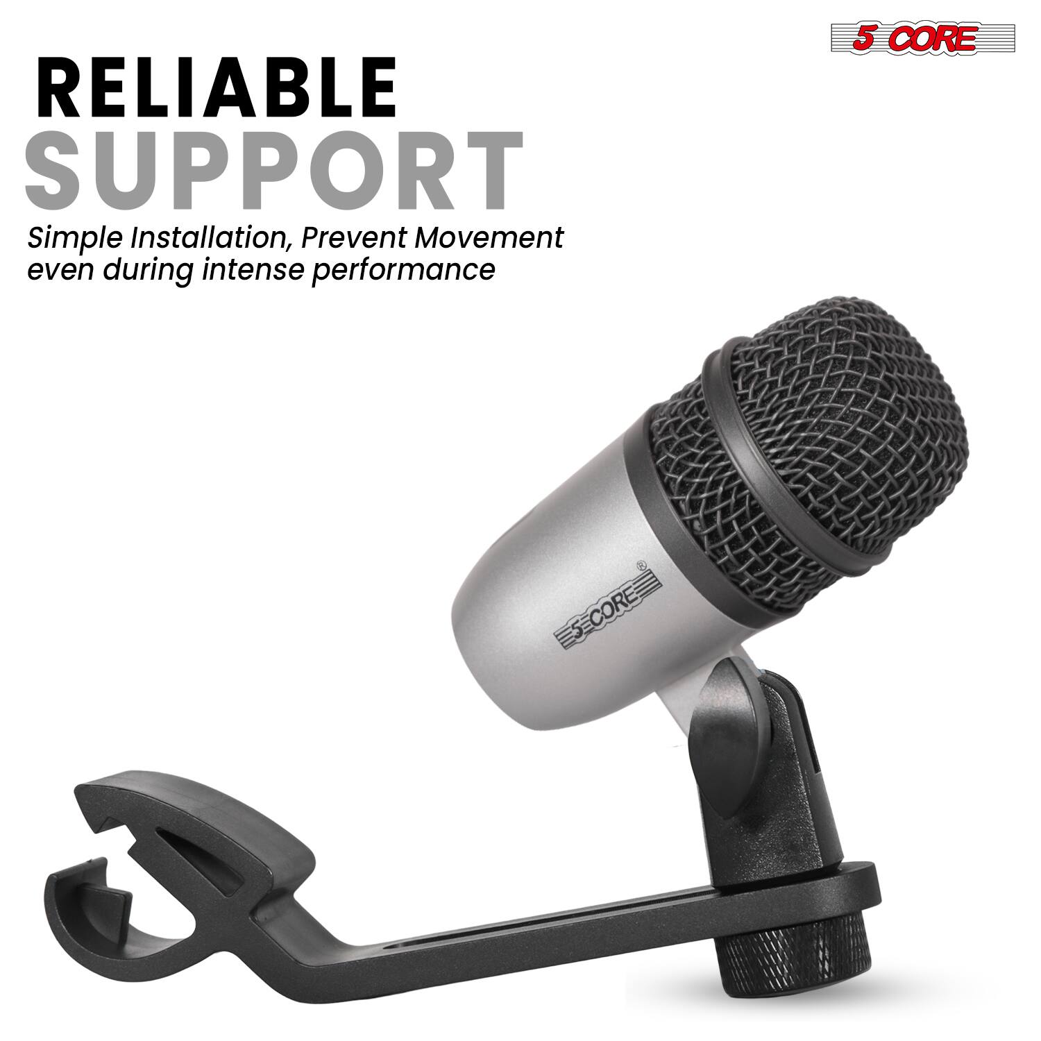 RELIABLE SUPPORT  
Simple Installation, Prevent Movement even during intense performance  

5 CORE