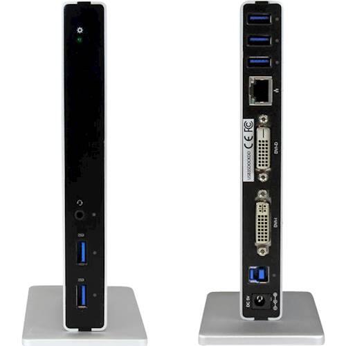 Alt View 11. StarTech.com - DVI Dual-Monitor USB 3.0 Docking Station - Black / Silver.