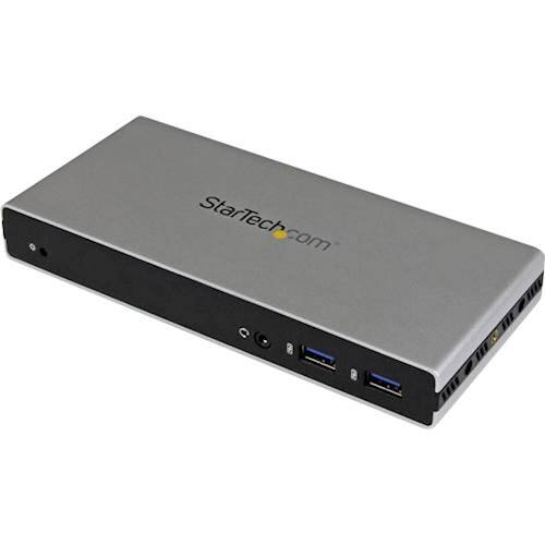 Alt View 12. StarTech.com - DVI Dual-Monitor USB 3.0 Docking Station - Black / Silver.