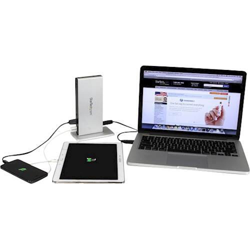 Alt View 16. StarTech.com - DVI Dual-Monitor USB 3.0 Docking Station - Black / Silver.