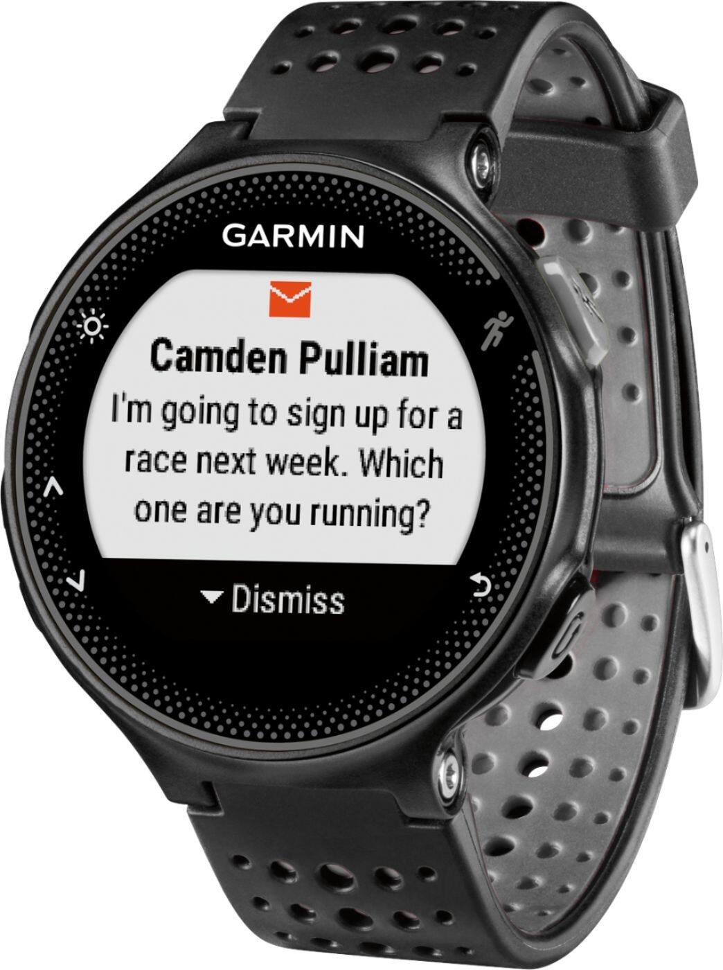 Left View: Garmin - Forerunner 35 GPS Watch - Limelight