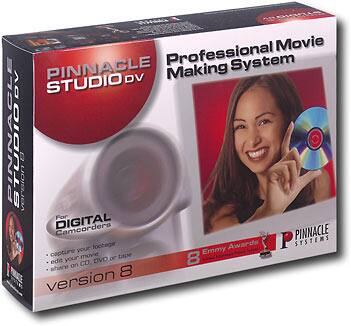 Angle Standard. Pinnacle Systems - Studio DV8 Video Editing Kit.