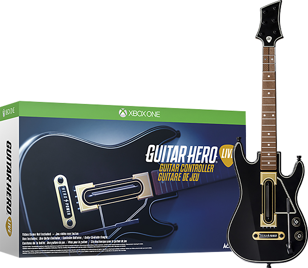 Do you need a dongle for guitar hero xbox one Activision Guitar Hero Live Wireless Guitar Controller For Xbox One 87615 Best Buy