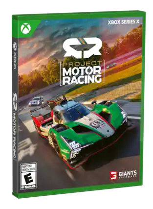 XBOX SERIES X, PROJECT MOTOR RACING, GIANTS SOFTWARE, E ESRB, EVERYONE, ENFANTS et ADULTES - RP (Rating Pending)