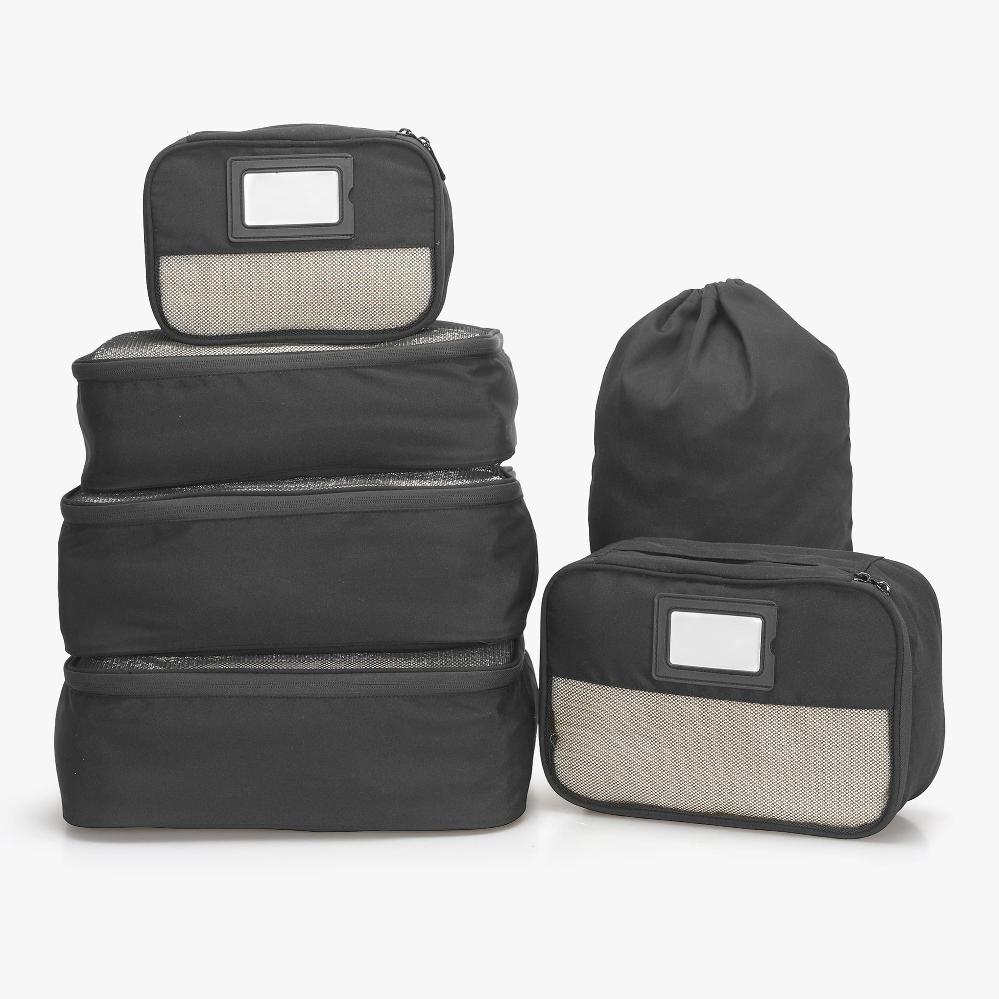 Hynes Eagle - Structured 6-Piece Packing Cube Set - Gray