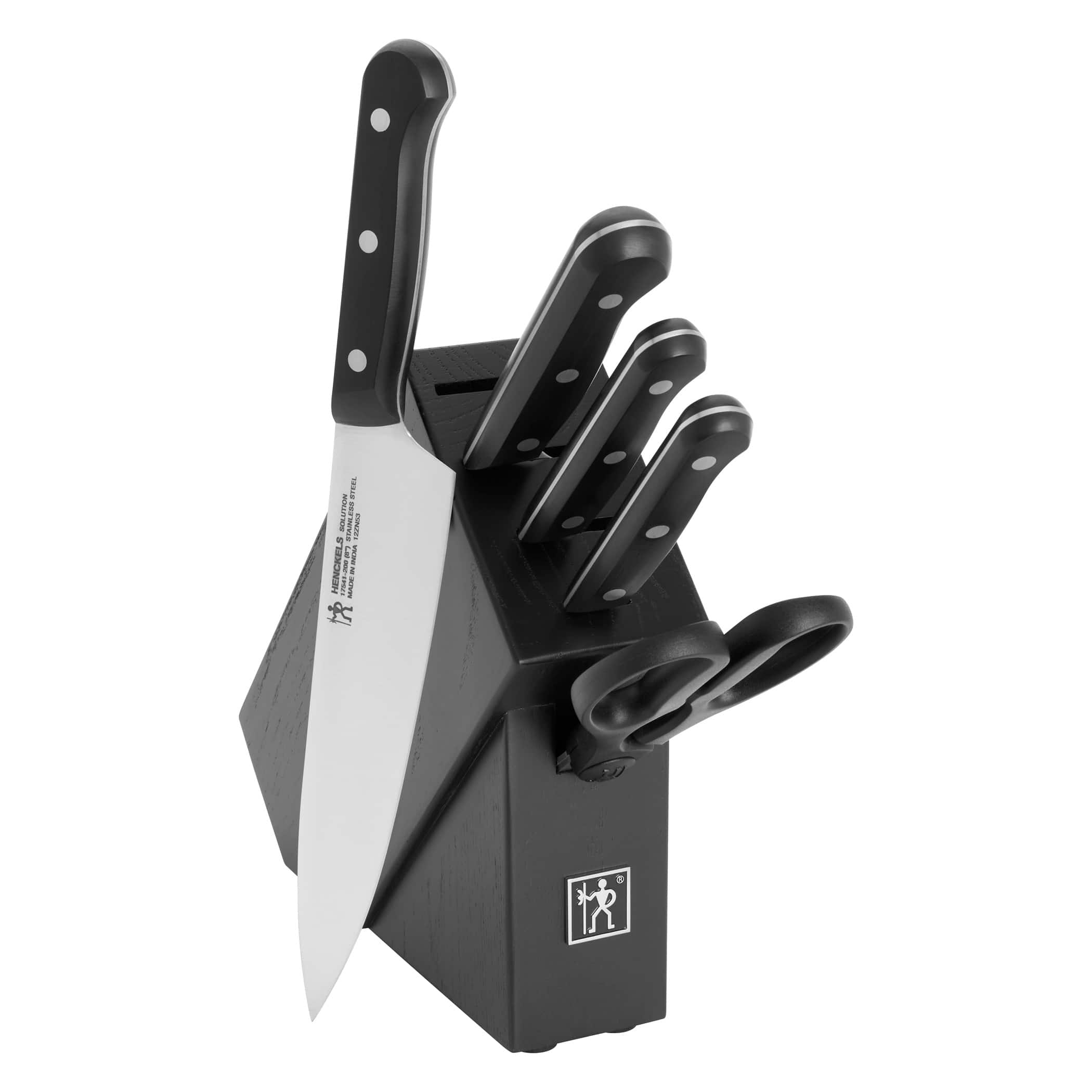 Henckels - Solution 6-pc Studio Knife Block Set - Black