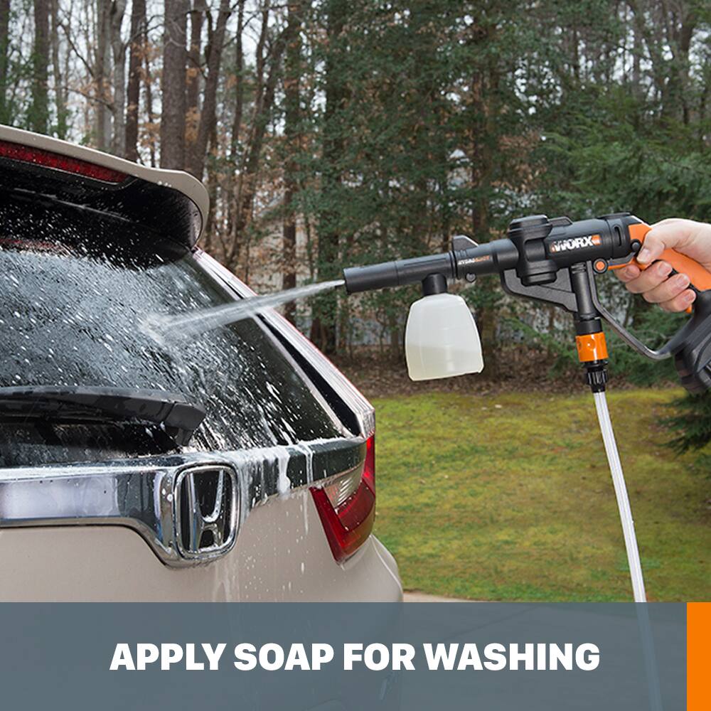 Apply soap for washing