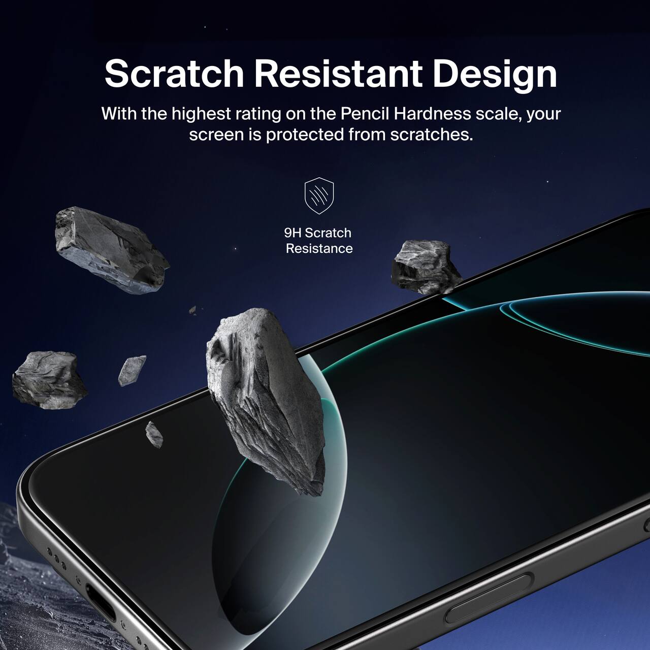 Scratch Resistant Design

With the highest rating on the Pencil Hardness scale, your screen is protected from scratches.

9H Scratch Resistance