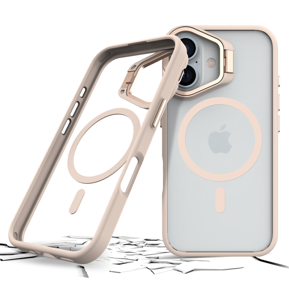 Alt View 5. Prodigee - Kick-It Series Case for MagSafe for Apple iPhone 16 - Pink - Pink.