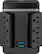 Alt View 11. Rocketfish™ - 6 Outlet/2 USB Swivel Wall Tap 2100 Joules Surge Protector - Black.