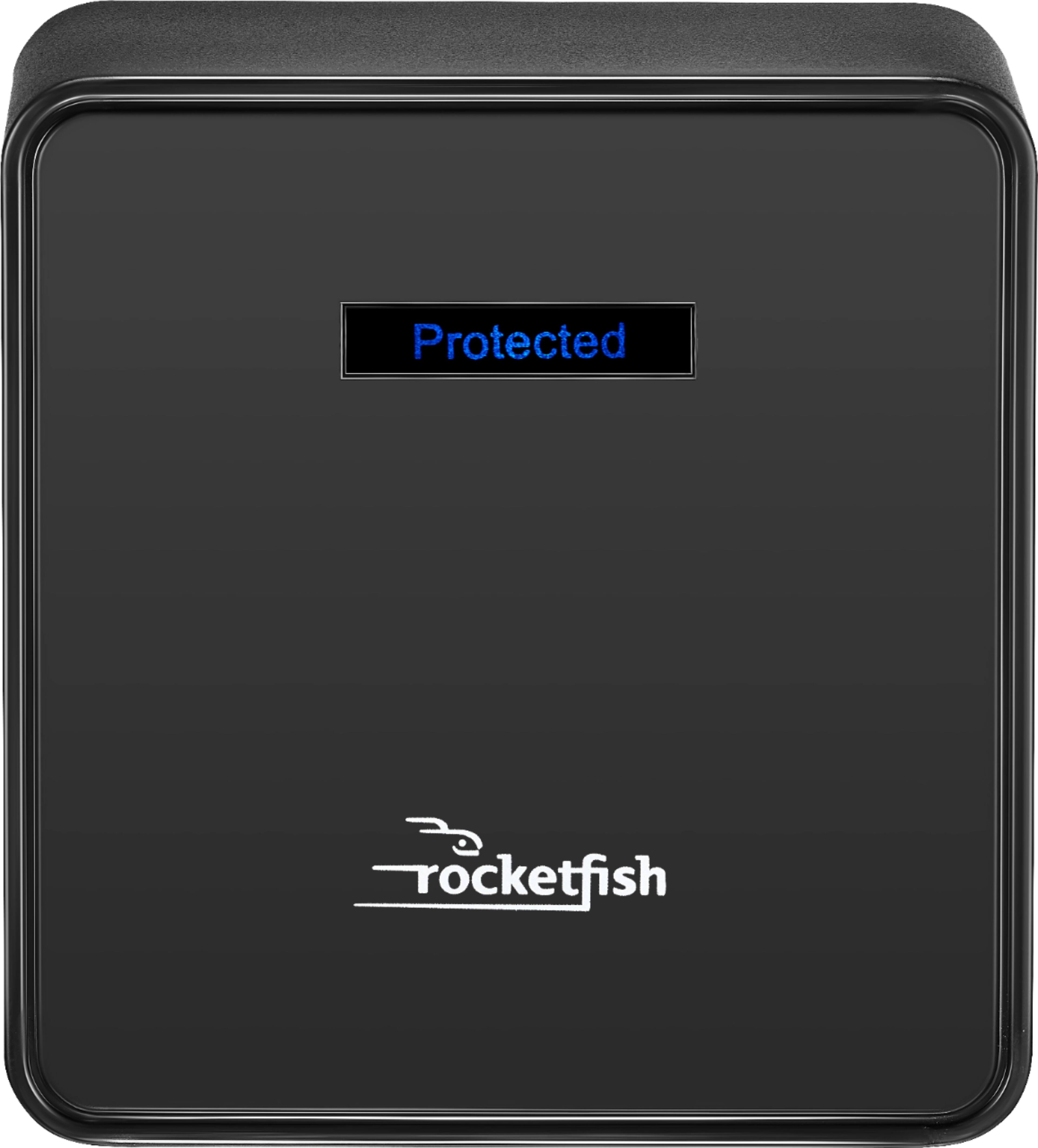Alt View 14. Rocketfish™ - 2 Outlet Wall Tap 1500 Joules Surge Protector - Black.