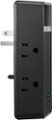 Alt View Zoom 12. Rocketfish™ - 4-Outlet/2-USB Wall Tap Surge Protector - Black.