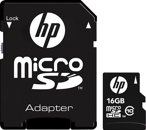 HP - 16GB microSDHC Class 10 Memory Card