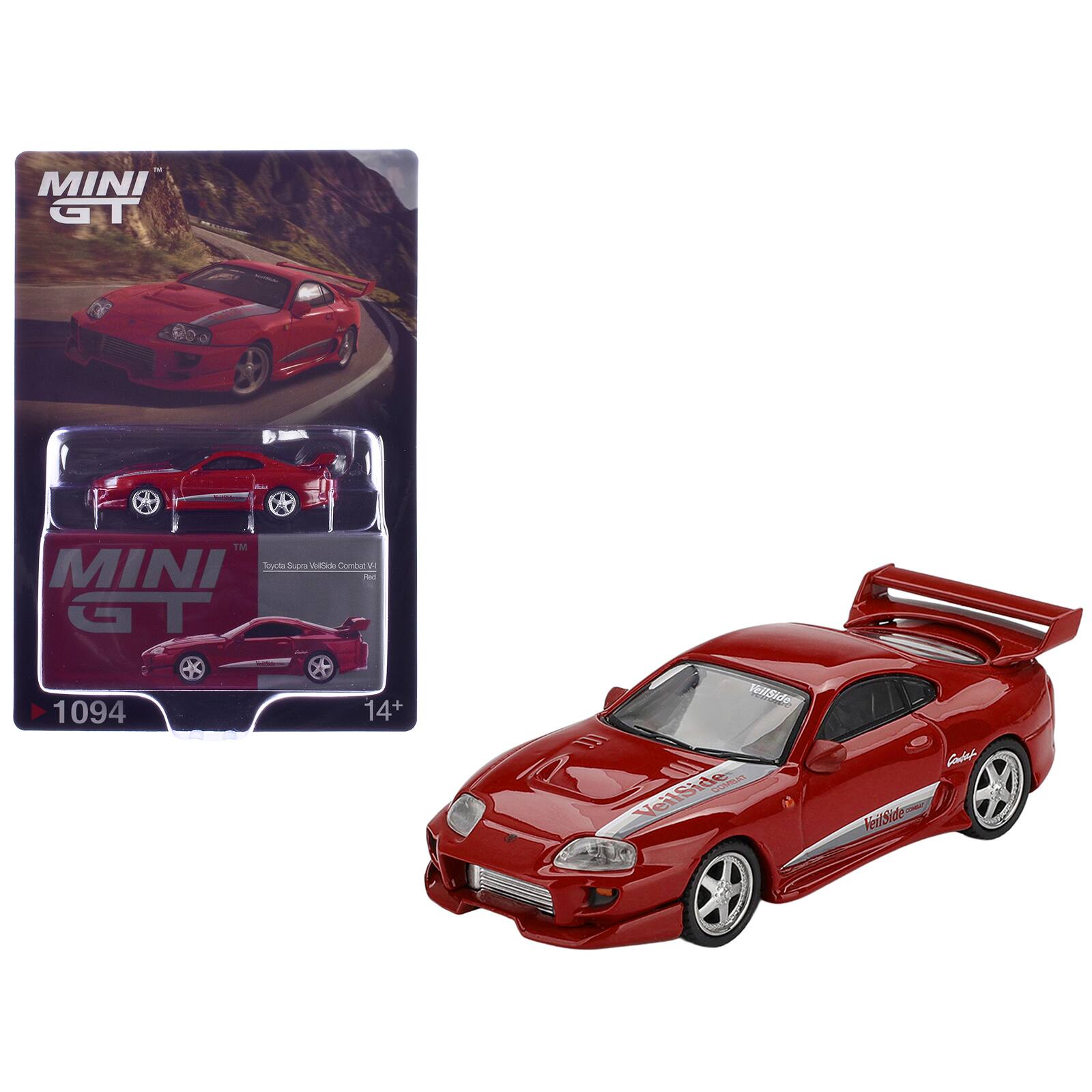 "True Scale Miniatures - Toyota Supra ""VeilSide Combat V-I"" Red Limited Edition 1/64 Diecast Model Car by Mini GT" price history on PriceWatchPro