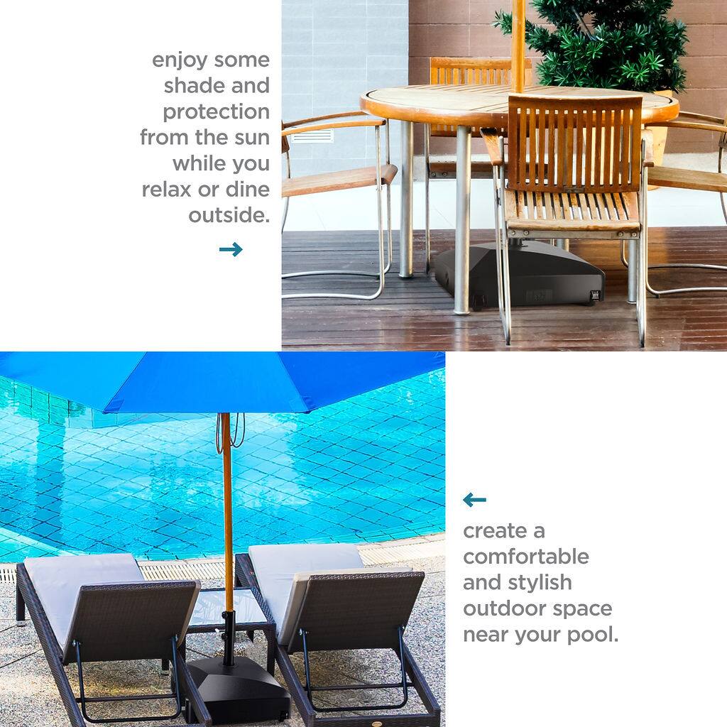 enjoy some shade and protection from the sun while you relax or dine outside.

create a comfortable and stylish outdoor space near your pool.