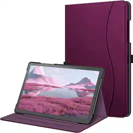 Kitcheniva - Multi Angle Stand Protective Case Cover For 11'' Samsung Galaxy Tab A9+ - Purple