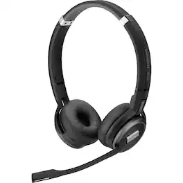 EPOS - IMPACT SDW 5063 - US Headset - Stereo - USB - Wireless - DECT - 590.6 ft - 150 Hz to 11 kHz - On-ear - Binaural - Black
