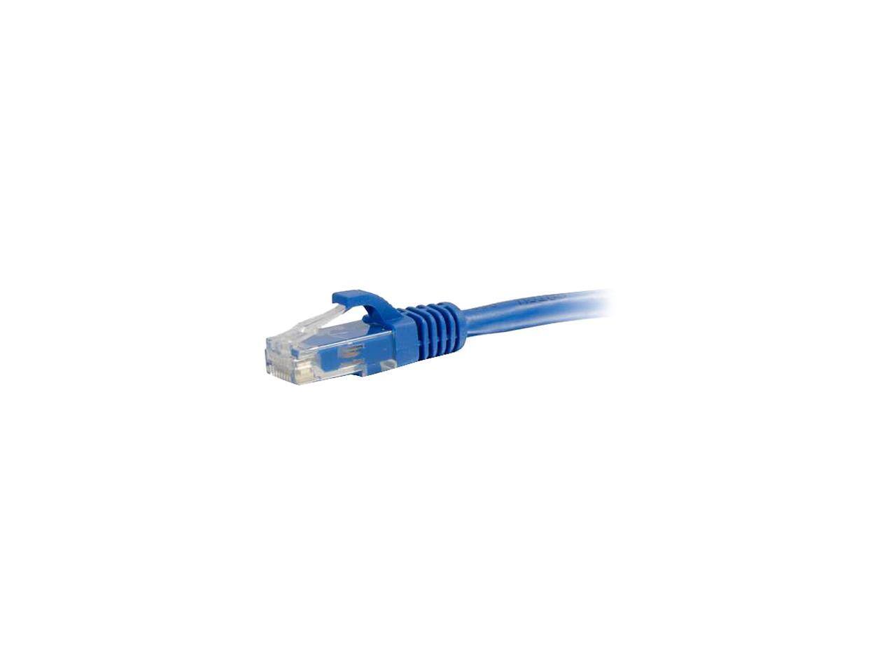 Alt View 2. Cables to Go - C2G 00695 Cat6a Cable - Snagless Unshielded Ethernet Network Patch Cable, Blue (7 Feet, 2.13 Meters) - Black.