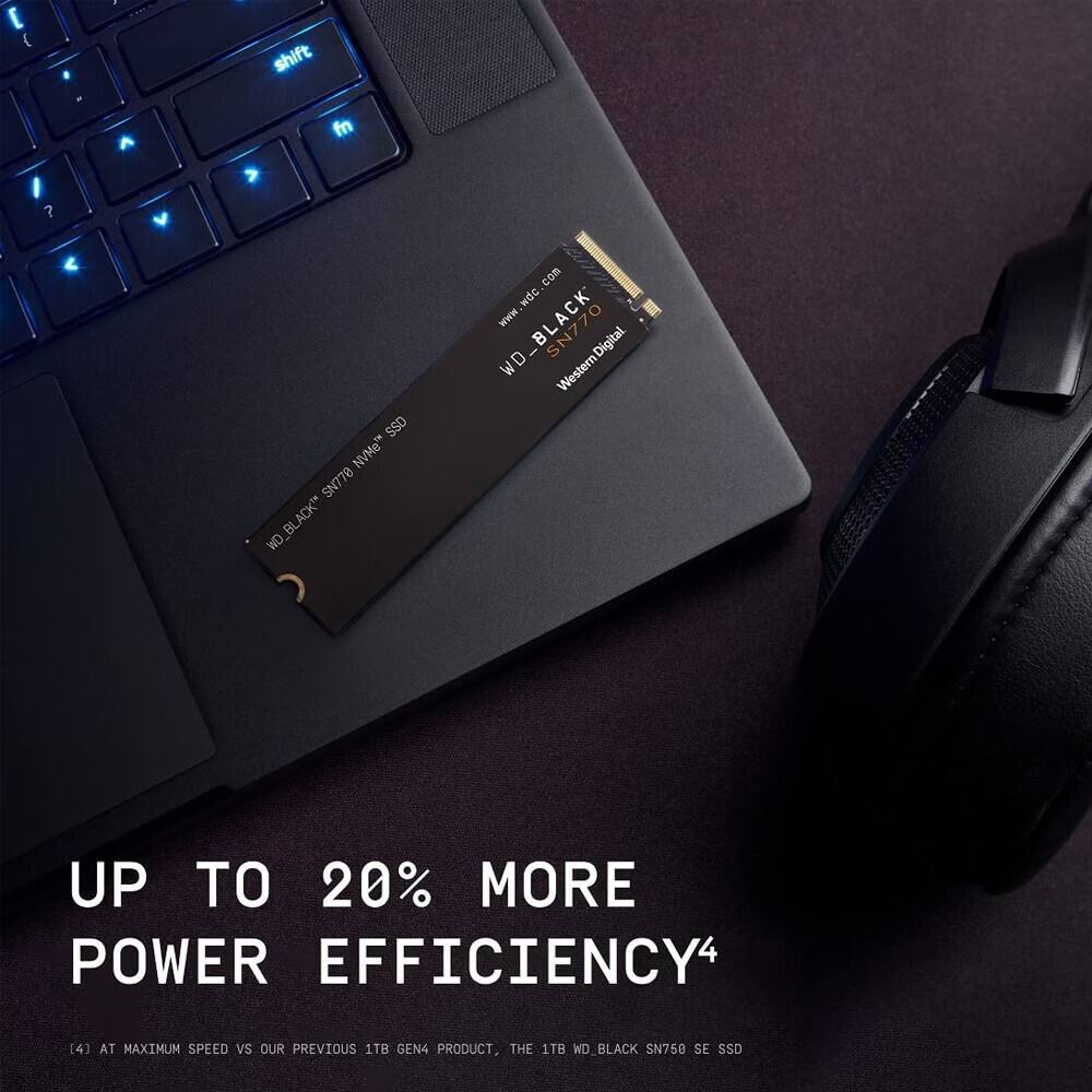 E { shift fn ? SSD NVMe SN778 BLACK WD con  WWW BLACK Digital - WD Western UP TO 20% MORE POWER EFFICIENCY4 [4] AT MAXIMUM SPEED vs OUR PREVIOUS 1TB GEN4 PRODUCT, THE 1TB WD BLACK SN758 SE SSD

[4] AT MAXIMUM SPEED VS OUR PREVIOUS 1TB GEN4 PRODUCT, THE 1TB WD BLACK SN758 SE SSD