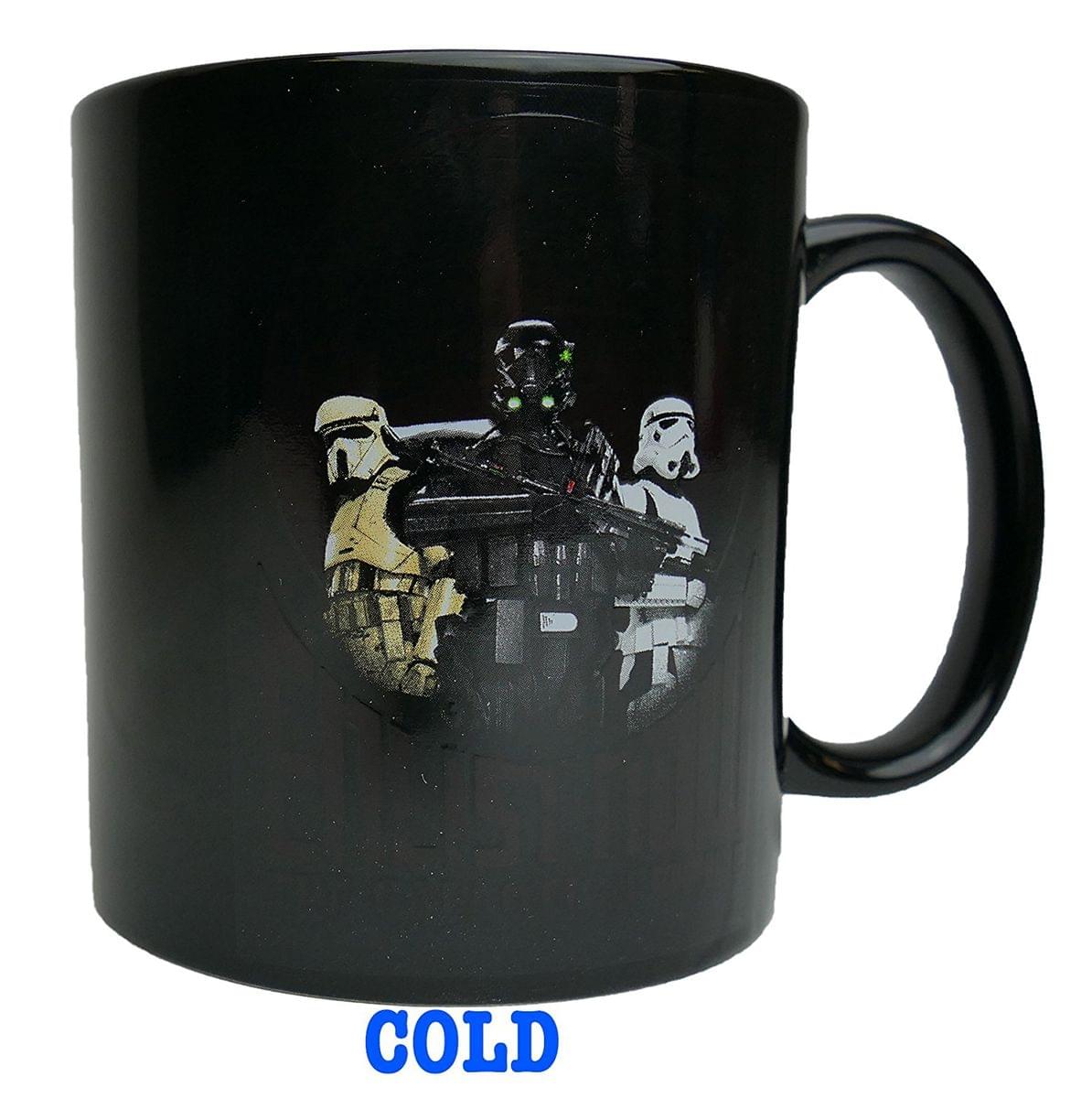 Alt View 1. Star Wars - Star Wars Rogue One "Enlist Now" 20oz Heat Change Mug - Black.