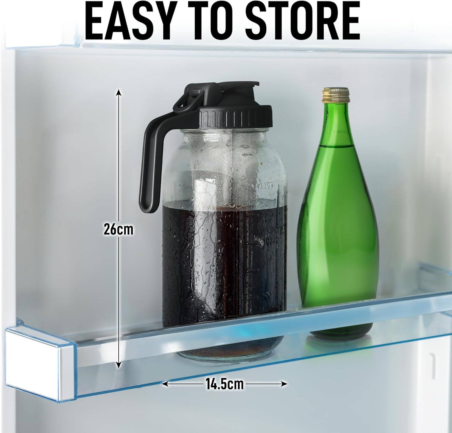 EASY TO STORE

26cm

14.5cm