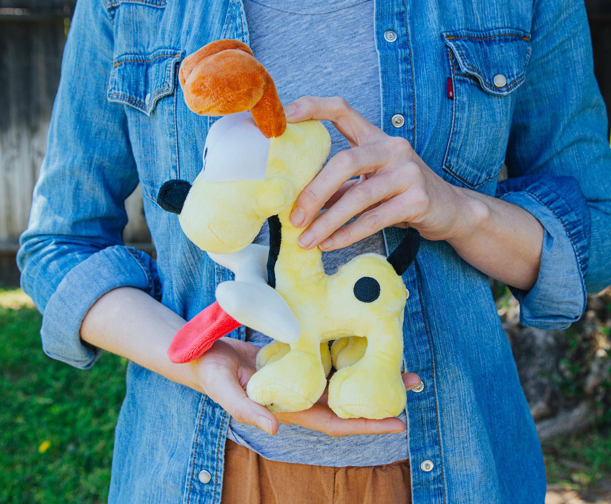 Alt View 6. Golden Bell Studios - Garfield Odie With Dog Bone 12-Inch Collector Plush Toy - Yellow.